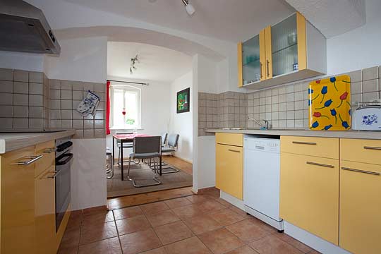 Küche im Ferienhaus Magdalena in Horka