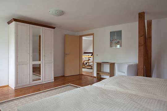 Schlafzimmer im Ferienhaus Magdalena in Horka
